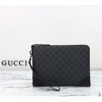 Best Price Gucci Mens GG Canvas Emblem Small Business Case 821156 Black 2025