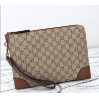 Famous Brand Gucci Mens GG Canvas Emblem Small Business Case 821156 Beige 2025