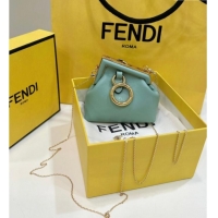 Best Price Fendi First Nano Bag Charm in Nappa Leather 80018S Light Green 2025