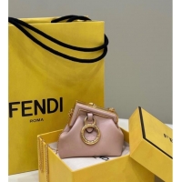 Spot Discount Fendi First Nano Bag Charm in Nappa Leather 80018S Light Pink 2025