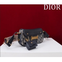 Luxury Classic Dior Small Streetchic Bag in Dior Oblique Jacquard and Smooth Calfskin 391907 Blue 2025