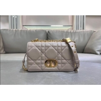 Best Product Dior Small Soft Dior Caro Bag in Macrocannage Lambskin M9252 Grey 2025