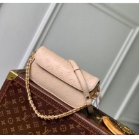 Best Price Louis Vuitton Wallet On Chain Ivy Mini Bag in Calf leather M14714 Biscuit Beige 2025