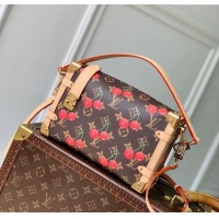 Famous Brand Louis Vuitton LV x TM Side Trunk MM Bag in Monogram Cherry Canvas M14278 2025