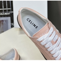 Low Price Celine Alan Sneakers with Triomphe in Canvas Light Pink 0428111