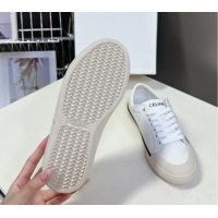 Low Cost Celine Alan Sneakers with Triomphe in Canvas White 0428112