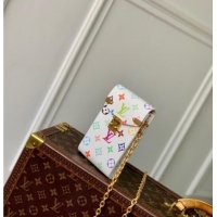 Top Design Louis Vuitton LV x TM Phone Pouch Metis in Multicolored Monogram Canvas M14098 White 2025