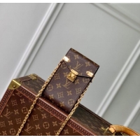 Famous Brand Louis Vuitton Monogram Canvas Phone Pouch Metis M13572 Brown 2025