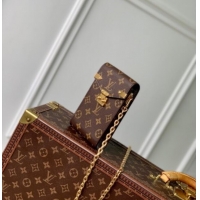 Famous Brand Louis Vuitton Monogram Canvas Phone Pouch Metis M13572 Brown 2025