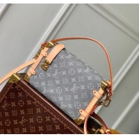 Top Grade Louis Vuitton Side Trunk MM bag in Cloudy Grey Certified Organic Cotton M13285 2025