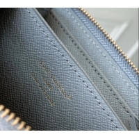 Well Crafted Louis Vuitton Zippy Coin Purse Wallet in Cloudy Grey Certified Organic Cotton M14277 2025