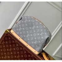 Top Grade Louis Vuitton Cosmetic Pouch GM in Cloudy Grey Certified Organic Cotton M13750 2025