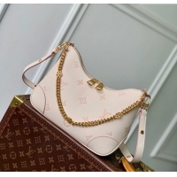 Top Quality Louis Vuitton Boulogne bag in Eden Beige Debossed Leather M14634 2025