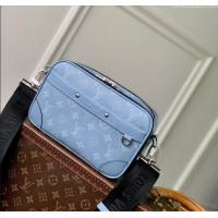Big Discount Louis Vuitton Alpha Messenger Bag in Sky Blue Monogram Canvas and Leather M14073 2025