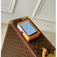 Promotional Louis Vuitton Pocket Organizer Wallet in Sky Blue Monogram Canvas and Leather M14112 2025