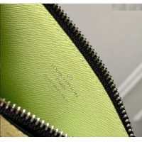 Grade Design Louis Vuitton Coin Card Holder in Lemon Yellow Monogram Canvas and Leather M14109 2025