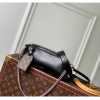 Trendy Design Louis Vuitton Pochette Vibe Bag in Lambskin leather M14544 Black 2025