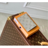 Promotional Louis Vuitton Passport Cover in Sand Grey Monogram Shadow Leather M14798 2025
