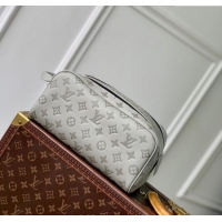 Buy Fashionable Louis Vuitton Dopp Kit Clutch in Sand Grey Monogram Shadow Leather M14843 2025