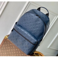 Super Quality Louis Vuitton Discovery Backpack PM Bag in Navy Blue Monogram Shadow Leather M14884 2025