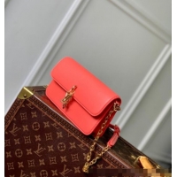 Famous Brand Louis Vuitton Wallet On Chain LV Bloom Mini Bag in Calf Leather M14548 Sweet Coral Pink 2025