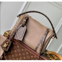 Inexpensive Louis Vuitton Keepall Soft Bag in Grained Leather M13667 Grey 2025