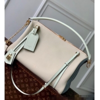 Top Quality Louis Vuitton Large Keepall Soft Bag in Grained Leather M13668 White 2025
