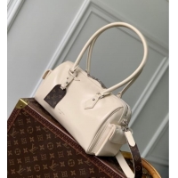 Good Product Louis Vuitton Speedy Cargo Vibe Bag in Lambskin Leather M12965 Vanilla White 2025