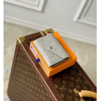 Top Grade Louis Vuitton Victorine Wallet in Brume Grey Monogram Leather M13466 2025