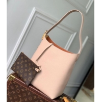 Top Grade Louis Vuitton Low Key Hobo PM bag in Calfskin M14265 Nude Pink 2025