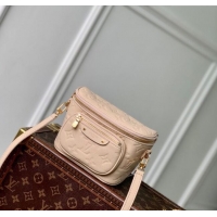 Shop Grade Louis Vuitton Mini Bumbag in Monogram Leather M14420 Sand Beige 2025