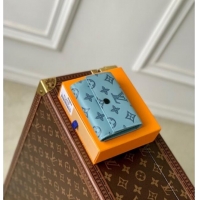 Buy Fashionable Louis Vuitton Victor Wallet in Monogram Shadow Leather M14793 Sky Blue 2025
