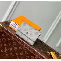 Luxury Discount Louis Vuitton Victor Wallet in Monogram Shadow Leather M12635 Sand Grey 2025