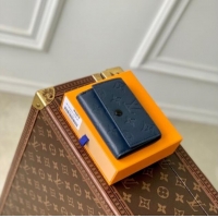 Buy Discount Louis Vuitton Victor Wallet in Monogram Shadow Leather M12635 Navy Blue 2025