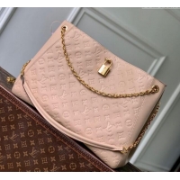 Grade Design Louis Vuitton Anytime MM Tote Bag in Monogram Leather M14324 Light Pink 2025