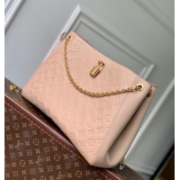 Grade Design Louis Vuitton Anytime MM Tote Bag in Monogram Leather M14324 Light Pink 2025