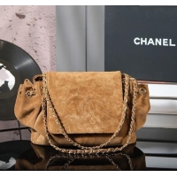 Buy Discount Chanel Suede Flap Bag CH052673 Brown 2025