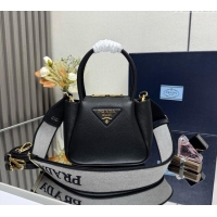 Classic Specials Prada Leather mini handbag 1BA362 Black 2025