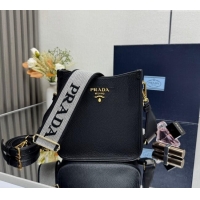 Grade Design Prada Leather mini shoulder bag 1BH191 Black 2025