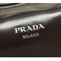 Best Grade Prada Nappa leather shoulder bag 2VH188 Dark Brown 2025