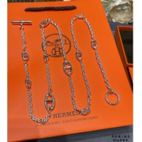 Famous Brand Hermes Farandole Necklace 80cm H1614 Silver 2025