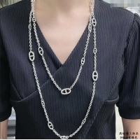 Grade Quality Hermes Farandole Necklace 160cm H1616 Silver 2025