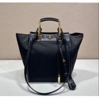 Famous Brand Prada Re-Nylon tote bag 1BG578 Black 2025