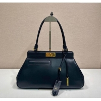 Grade Quality Prada Medium calf leather tote bag 1BG569 Black 2025