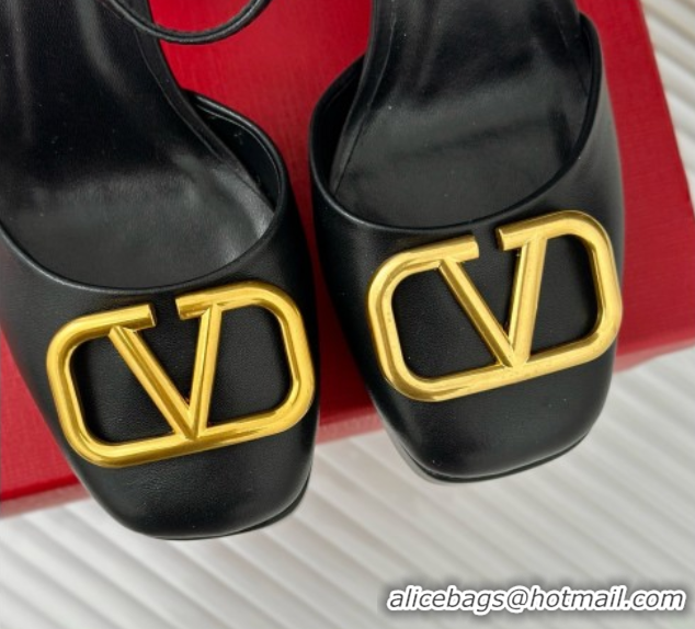Purchase Valentino VLOGO Signature Platform Pump 115MM Nappa Leather Black 5030505