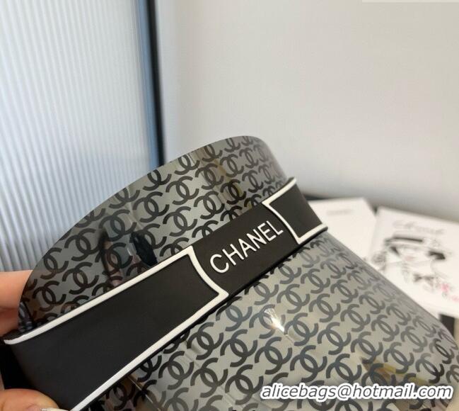Shop Best Price Chanel Visor Hat CH051405 Black 2025