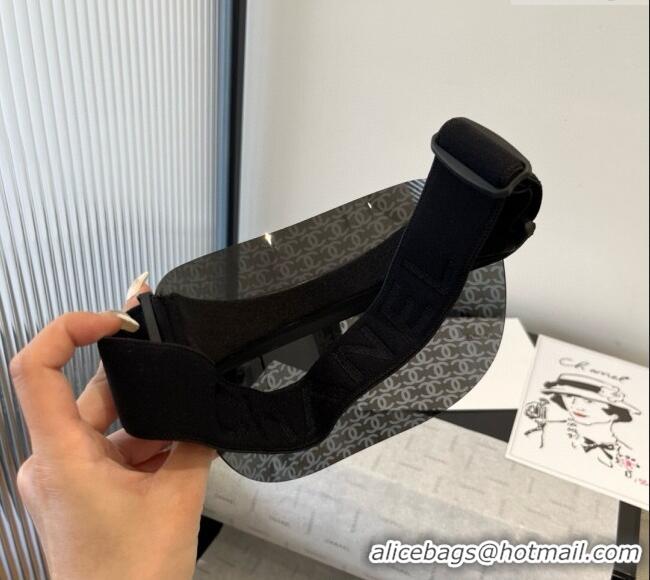 Shop Best Price Chanel Visor Hat CH051405 Black 2025