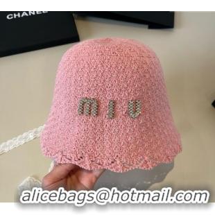 Classic Specials Miu Miu Knit Bucket Hat MM051406 Pink 2025