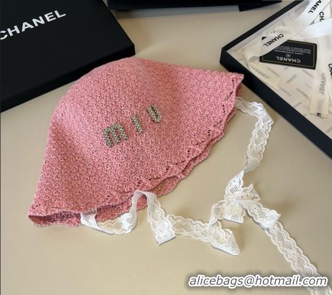 Classic Specials Miu Miu Knit Bucket Hat MM051406 Pink 2025