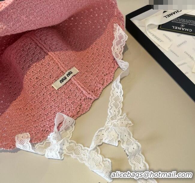 Classic Specials Miu Miu Knit Bucket Hat MM051406 Pink 2025